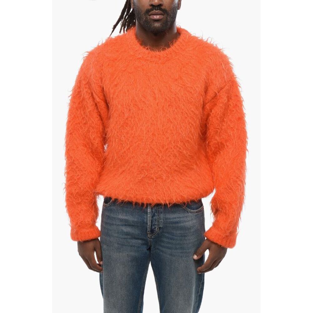 Mixed-Mohair Crewneck Sweater CASENTINO